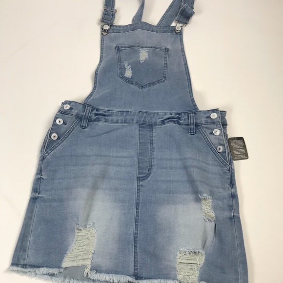 Celebrity Pink denim overall skirt - Picture 2 of 6